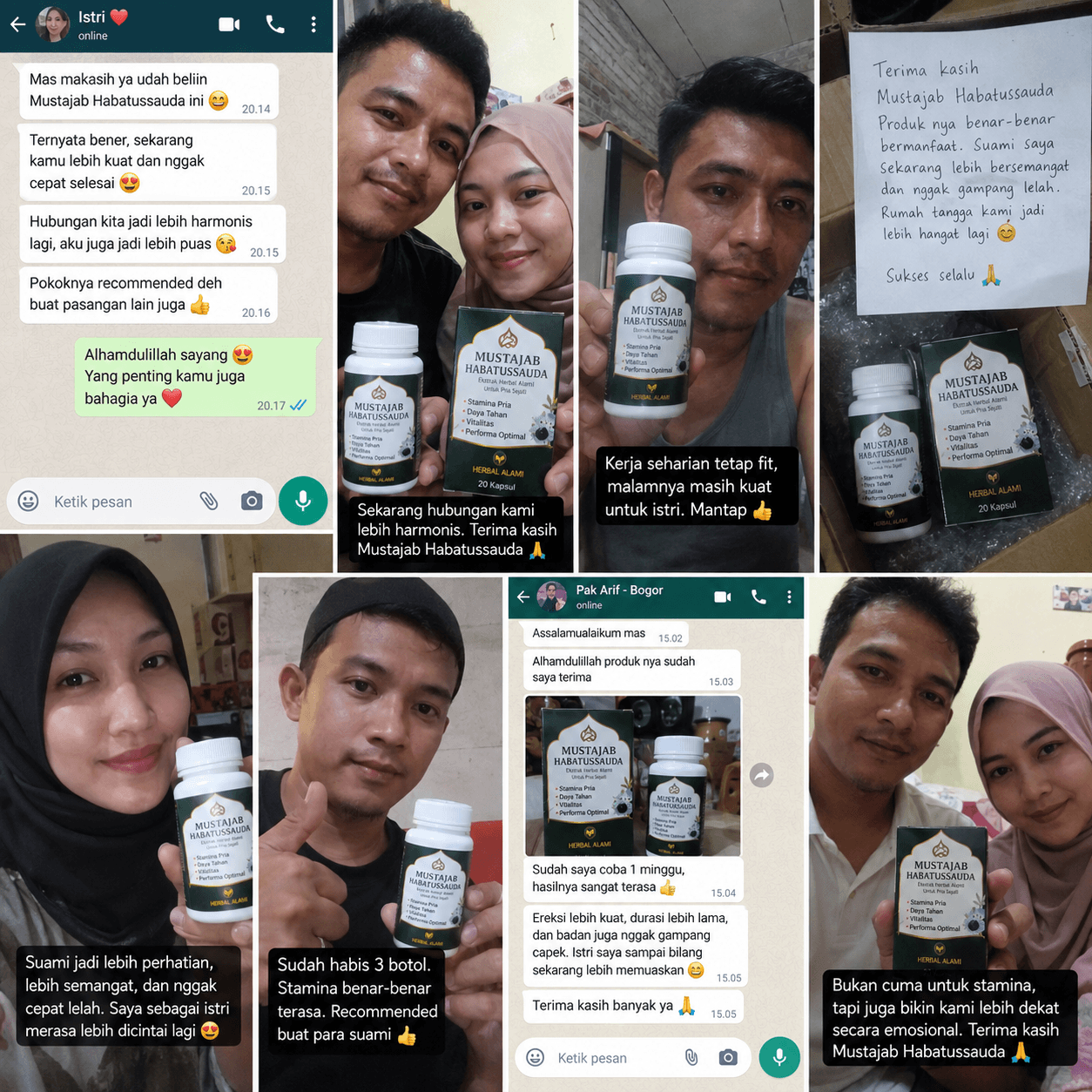 Testimoni pelanggan Mustajab